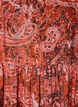 Wiskozowa sukienka midi we wz&oacute;r paisley, Pomarańczowy, Packshot image number 2
