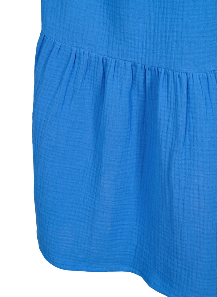 Zwykla bawelniana sukienka na ramiaczkach, Marina, Packshot image number 3