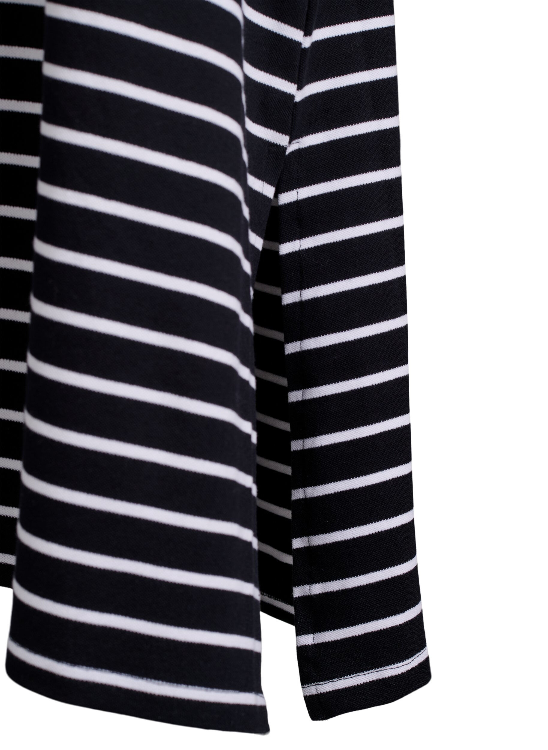 Zizzi Koszula polo o dlugosci midi bez rekaw&oacute;w, Czarne, Packshot image number 3