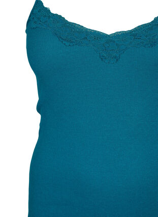 2-pack nocne koszulki ze sciagaczem, Black/Blue Coral, Packshot image number 2