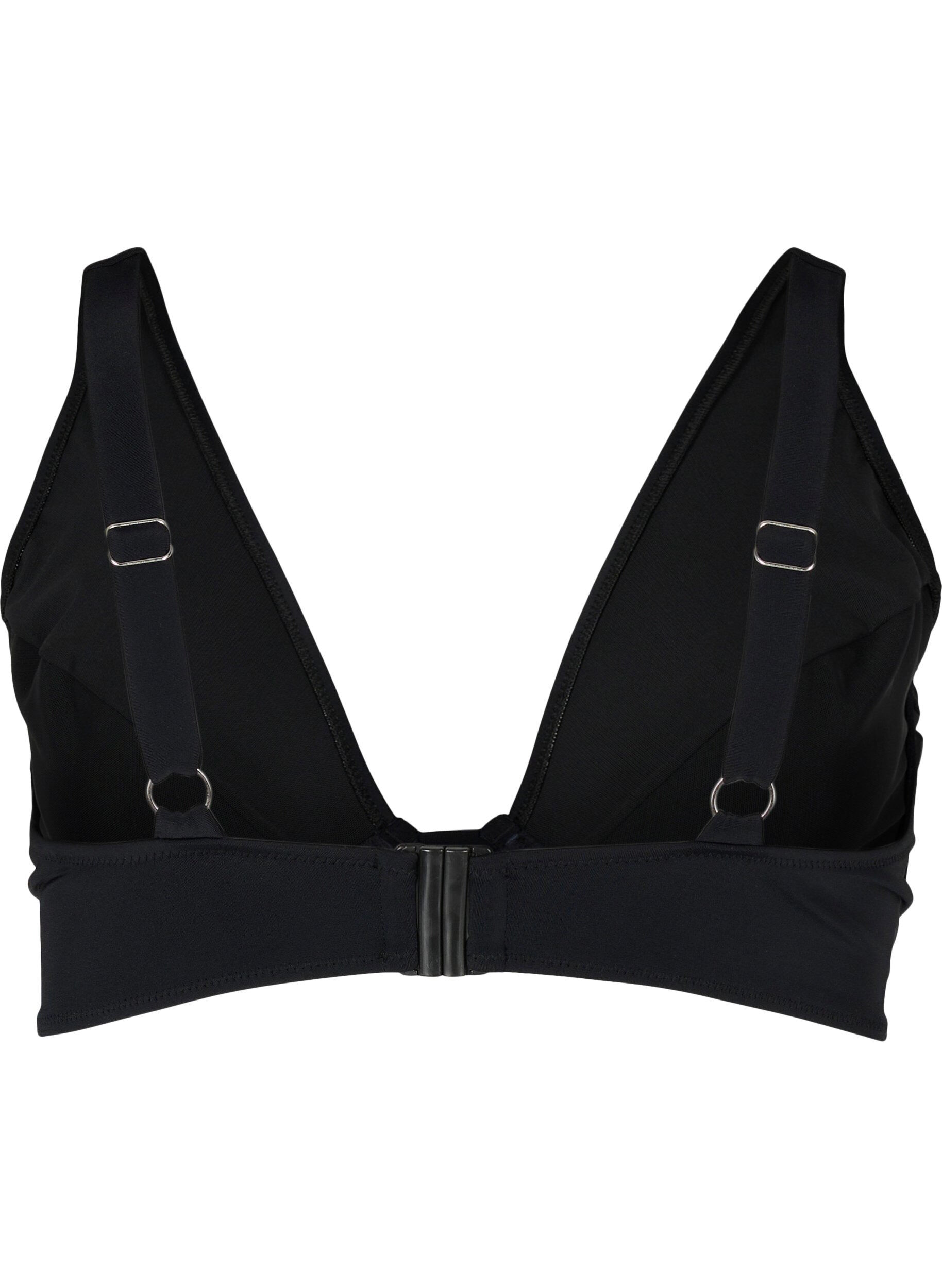 Zizzi Biustonosz bikini z fiszbinami, Black, Packshot image number 1