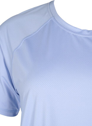 Koszulka treningowa z siateczkowym tylem, Zen Blue, Packshot image number 2