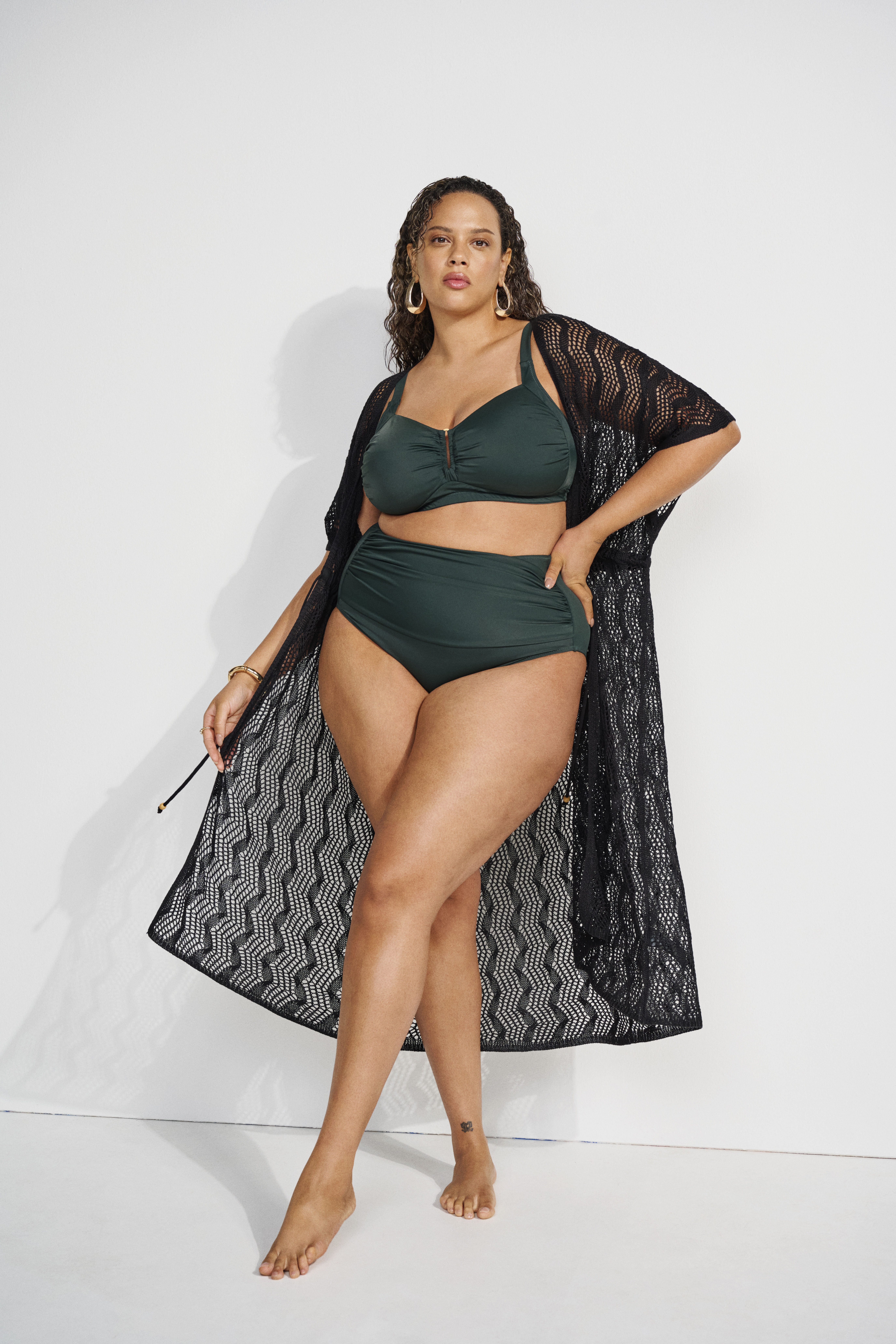 Stylizacja bikini z kimono, , Model