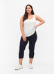 3/4-length wiskozowe legginsy w stylu basic, Niebieskie, Model image number 1