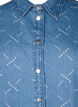 Luzna kurtka jeansowa ze wzorem, Light blue denim, Packshot image number 2