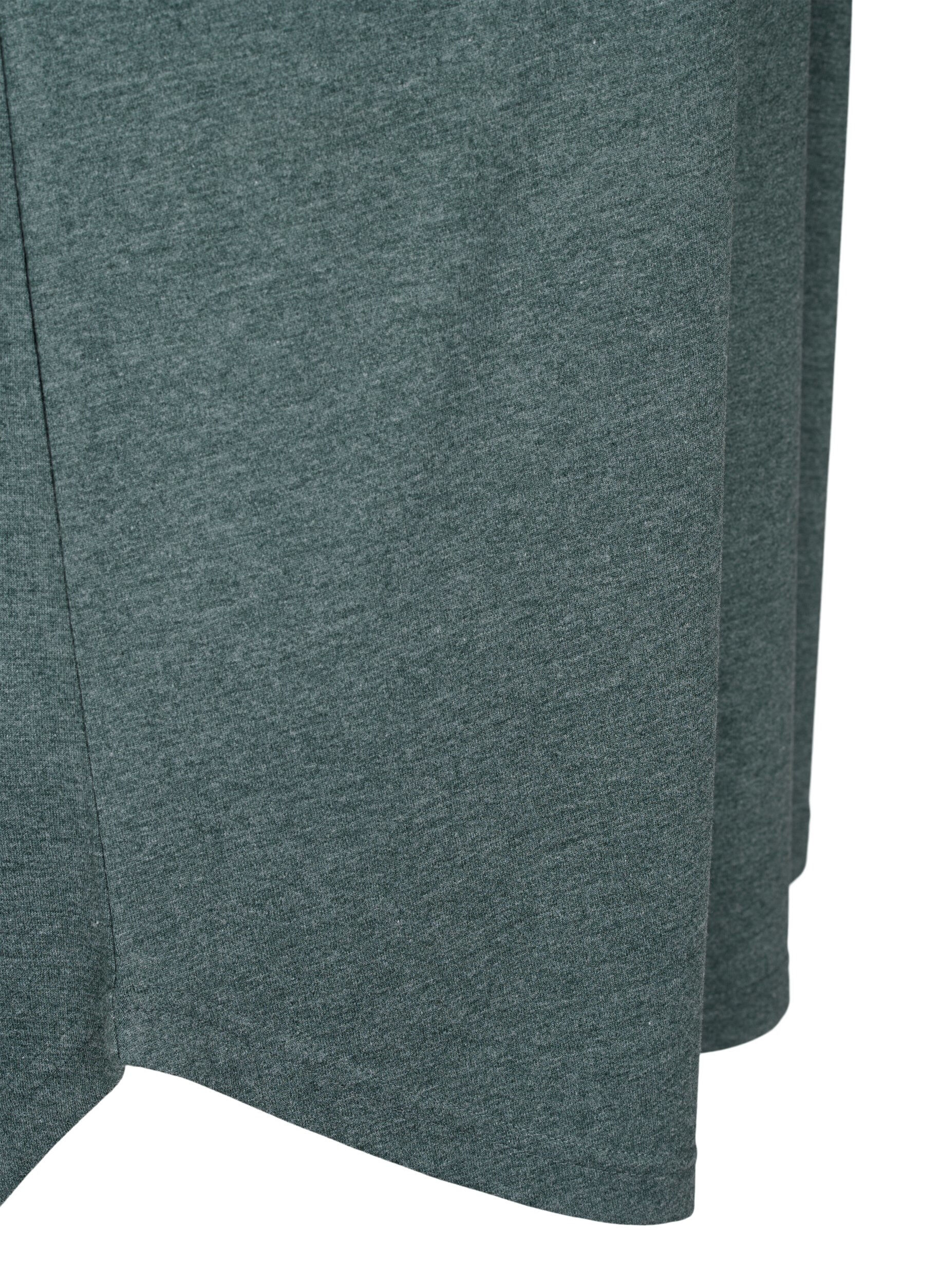 Zizzi Koszula nocna z kr&oacute;tkim rekawem i nadrukiem tekstowym, , Packshot image number 3