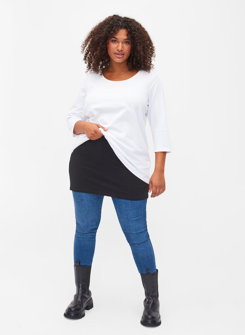 Przedluzacz topu 2-pack, Black/Black Stripe, Model image number 3