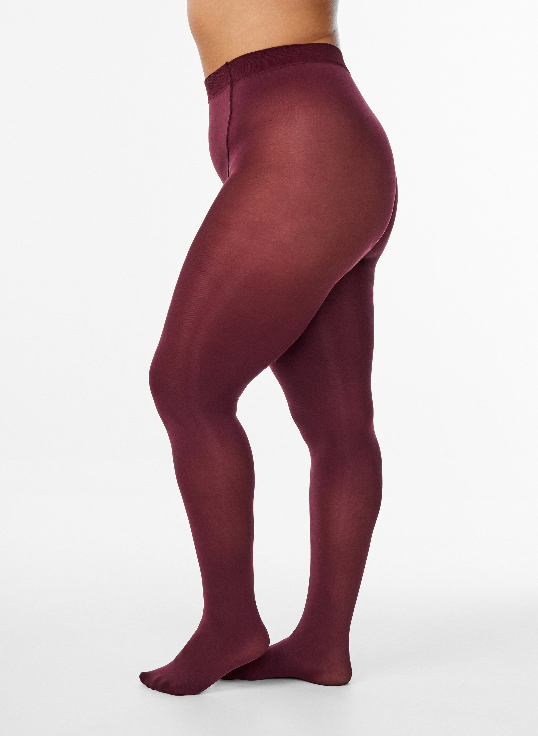 Zizzi  Rajstopy 100 den, Czerwony, Model image number 0