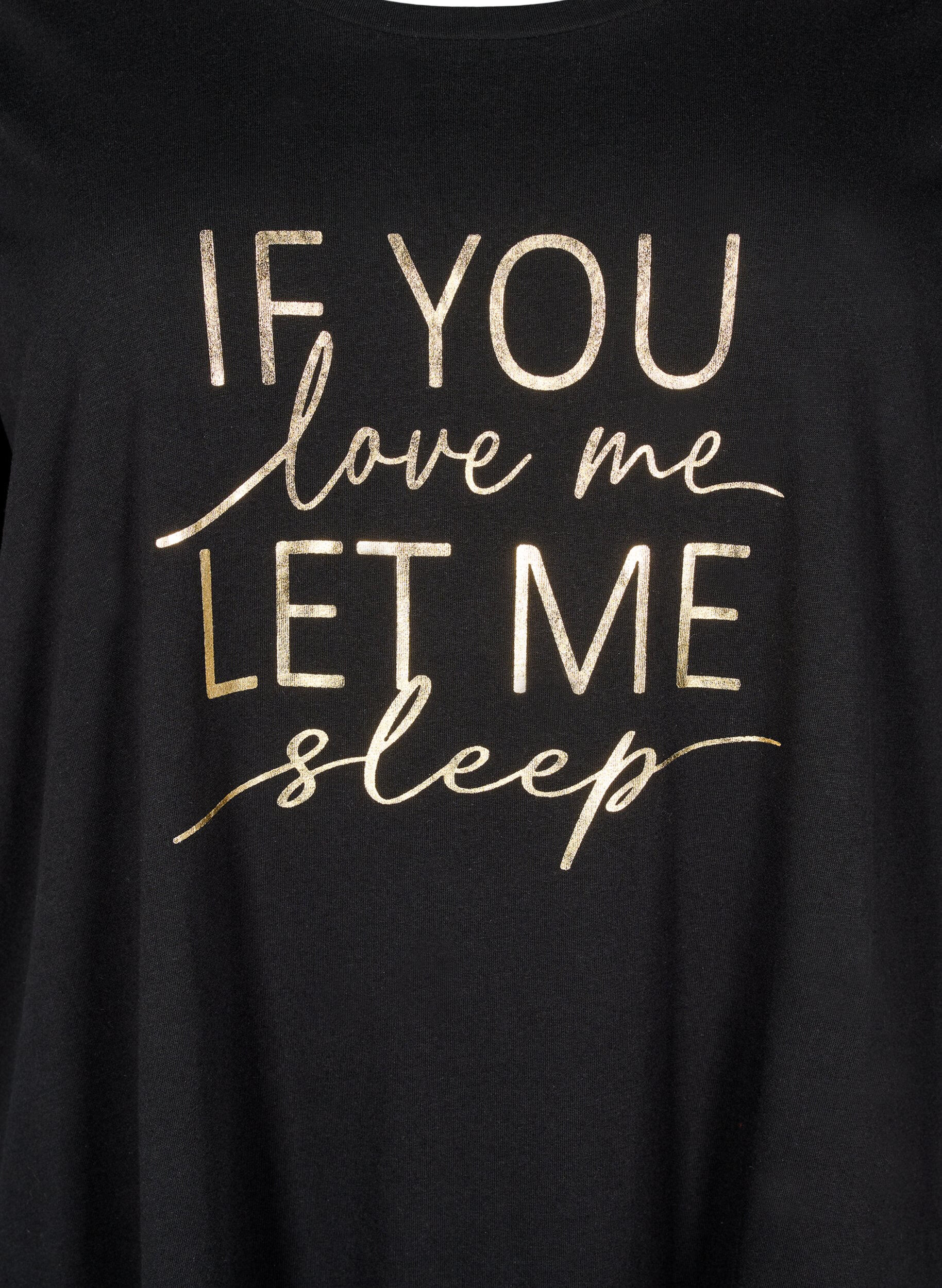 Zizzi Koszula nocna z kr&oacute;tkim rekawem, wykonana z bawelny organicznej, Czarne, Packshot image number 2