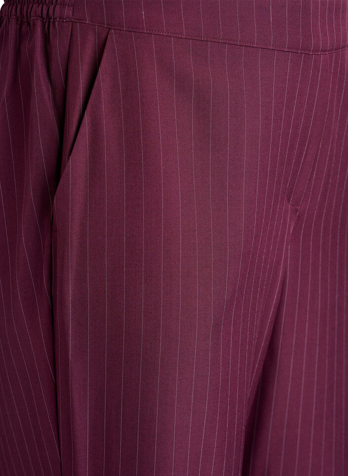 Luzne spodnie z kieszeniami, Czerwony, Packshot image number 2