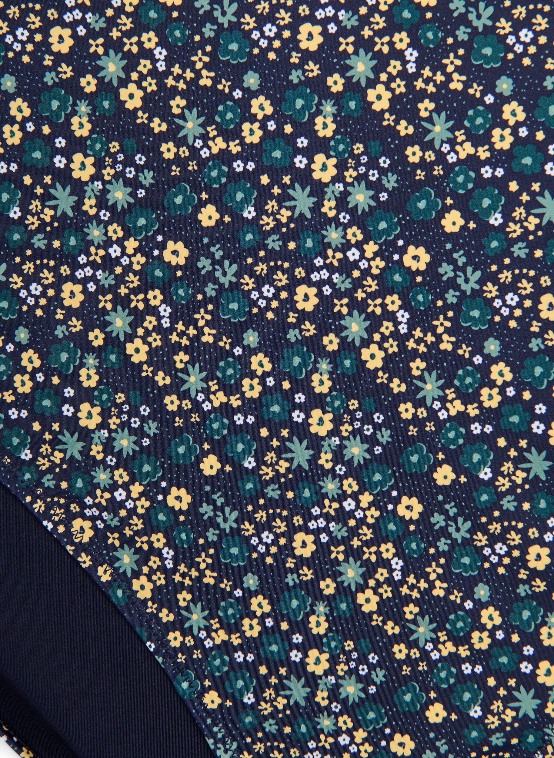 Zizzi Figi damskie bikini z nadrukiem i wysokim stanem, Zielony, Packshot image number 2