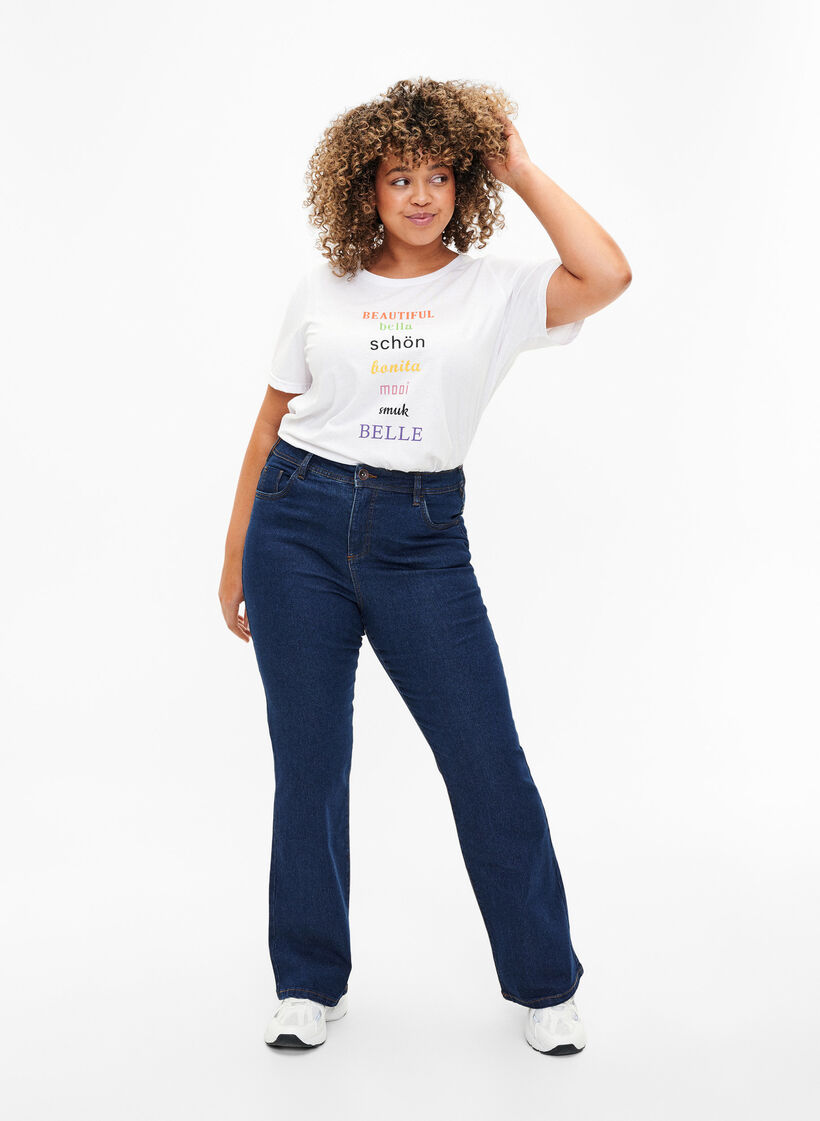 FLASH – koszulka z motywem, Bright White, Model image number 2