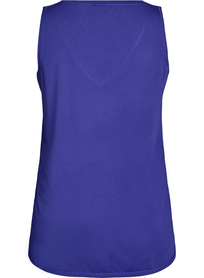 Sports top with V-neck, Purple, Packshot image number 1