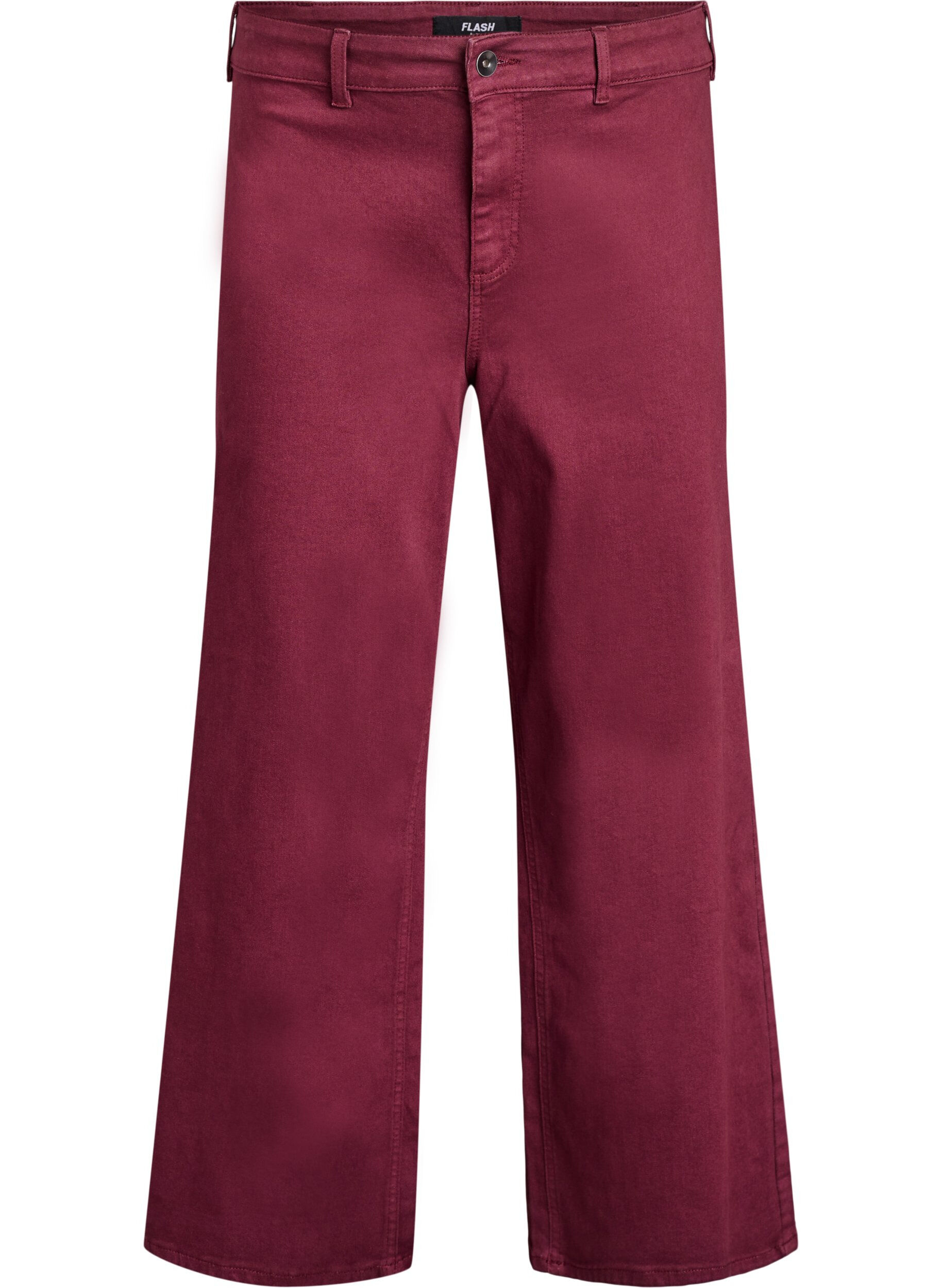 Zizzi FLASH &ndash; Jeansy z szerokimi nogawkami, Fig, Packshot image number 0