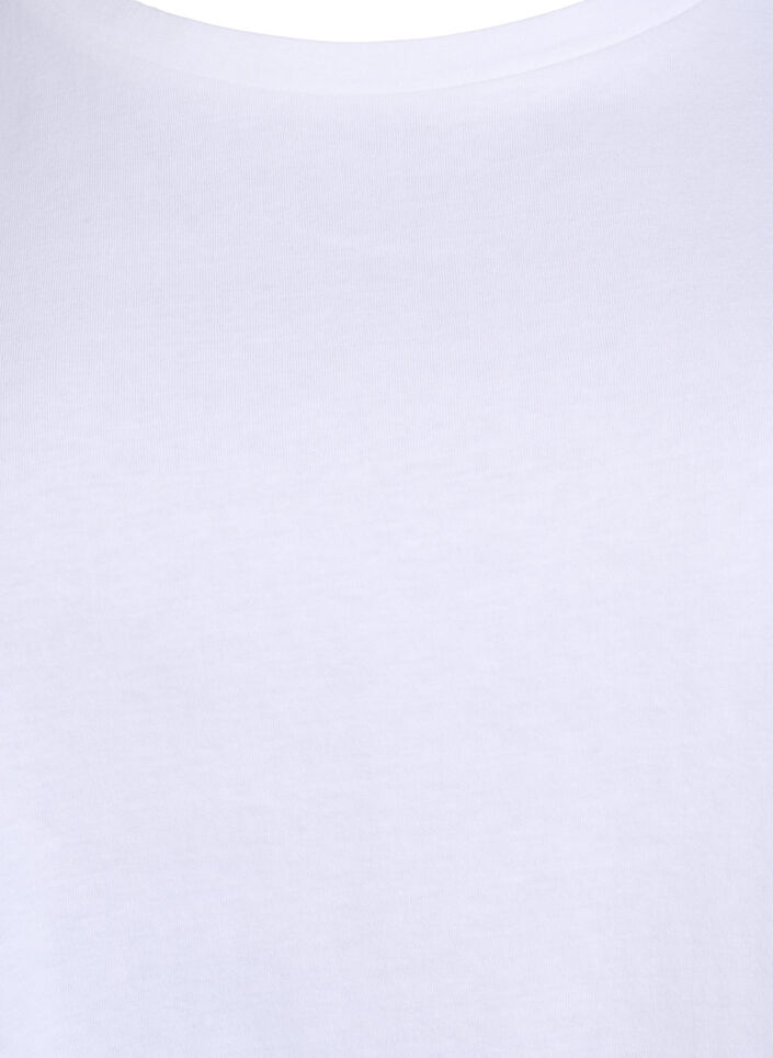 Koszulka z rekawami Broderie Anglaise, Biały, Packshot image number 2