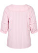 Bluzka z rekawem 3/4 i koronka, Almond Blossom, Packshot image number 1