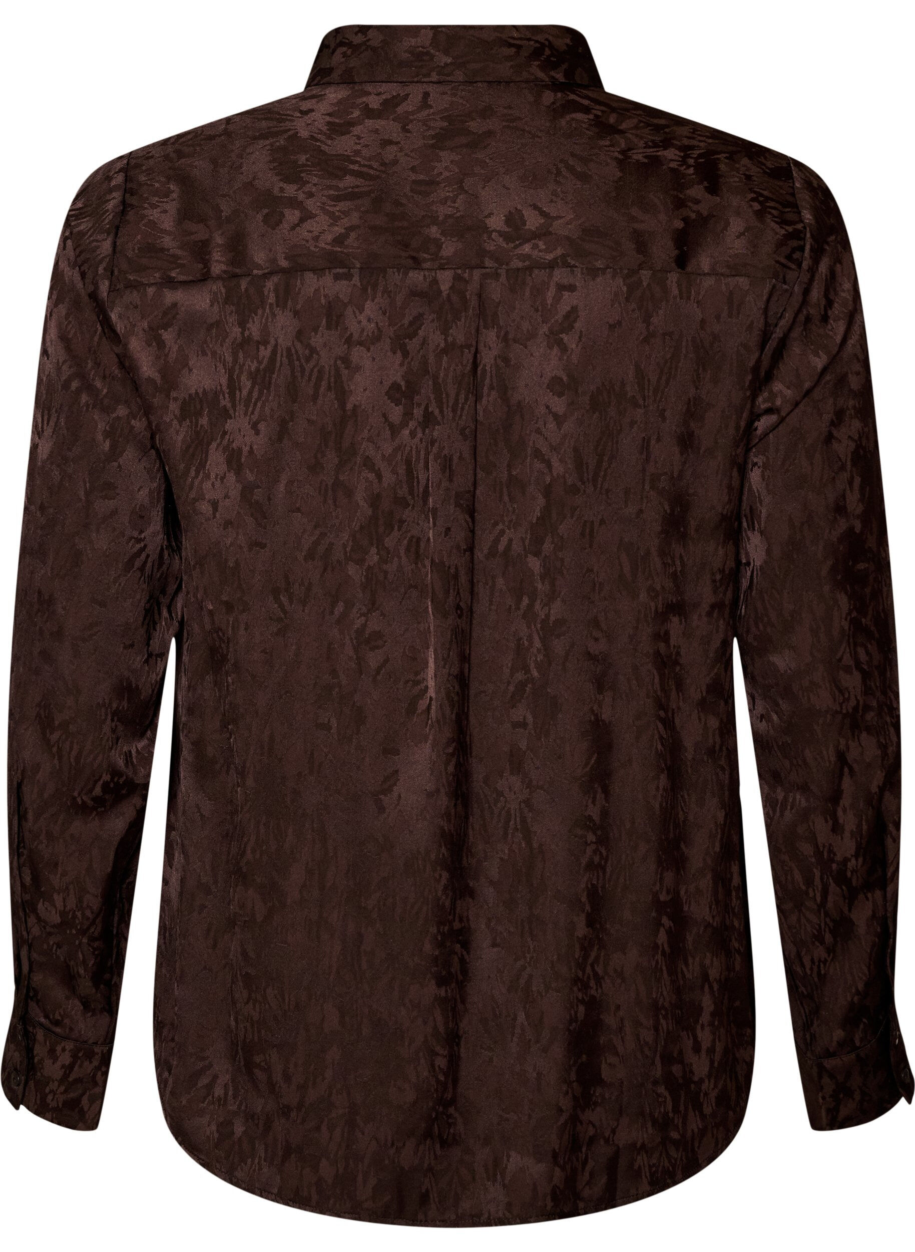 ZizziKoszula z wzorem paisley w tonacji ton w ton, Brązowy, Packshot image number 1