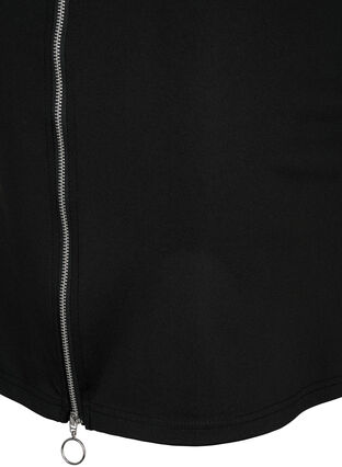 Dopasowana spódnica z suwakiem z boku, Black, Packshot image number 3