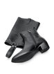 Dlugie buty z odpinanym cholewem, Czarne, Packshot image number 4