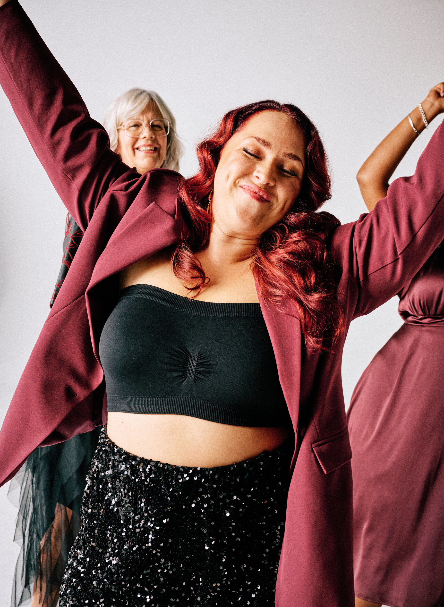 Zizzi Klasyczny blezer zapinany na guziki, Czerwony, Image image number 0