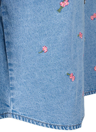 Koszula dzinsowa haftowana w kwiaty, L.B.D.Flower AOP, Packshot image number 3