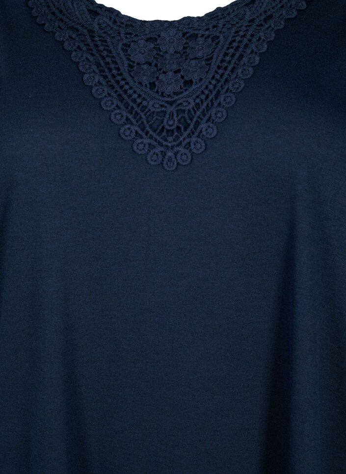 Top bez rekawów z koronka, Total Eclipse, Packshot image number 2