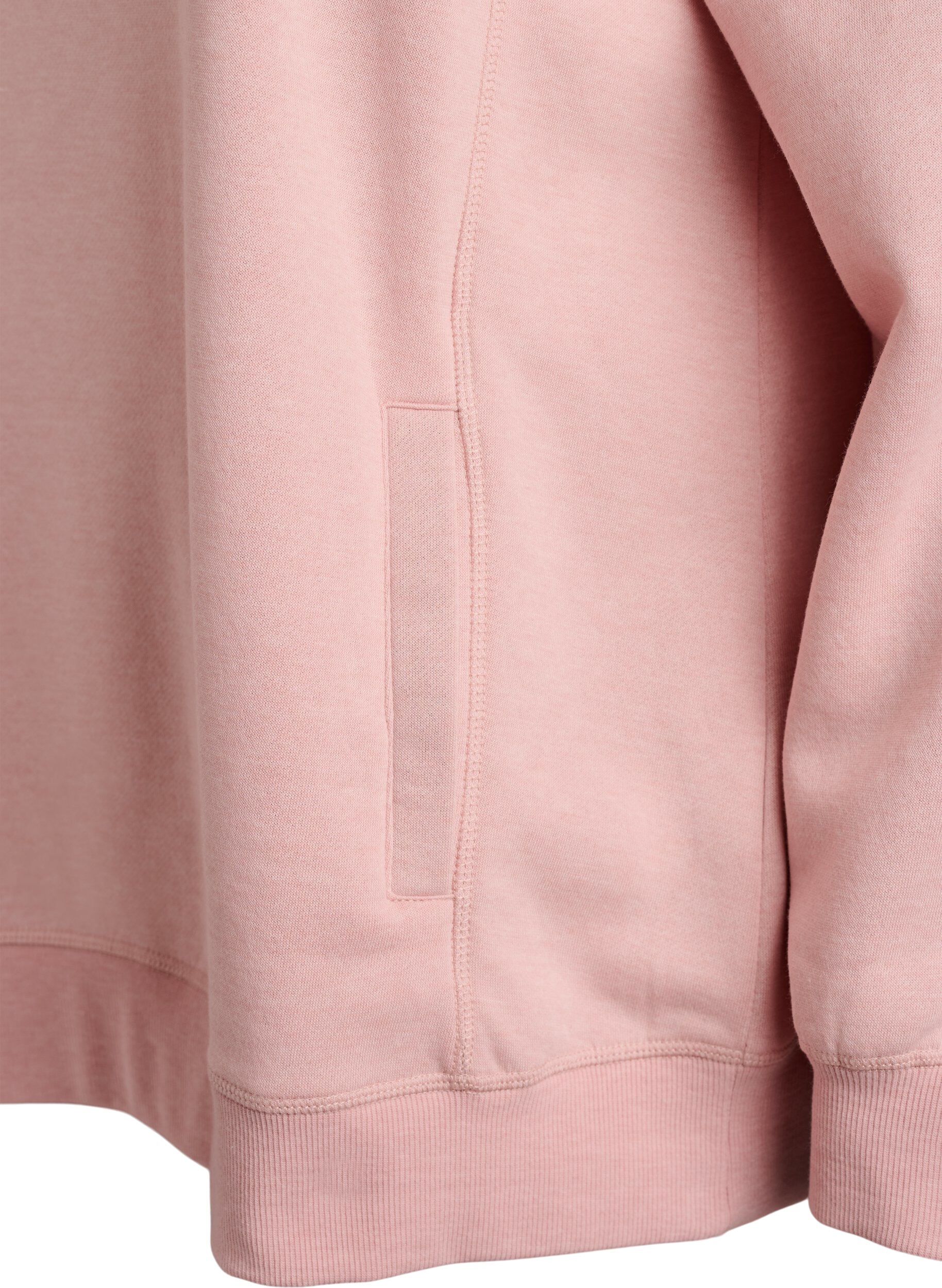 ZizziBluza z wysokim kolnierzem i kieszeniami, R&oacute;żowy, Packshot image number 3
