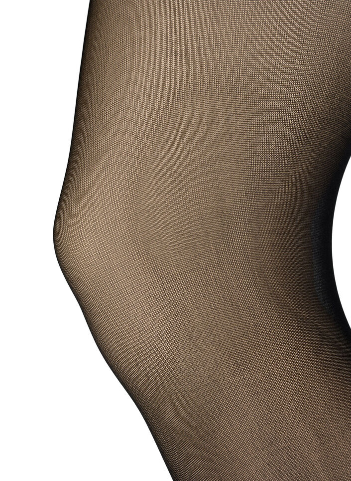 Rajstopy 40 den z efektem push-up, Czarne, Packshot image number 1