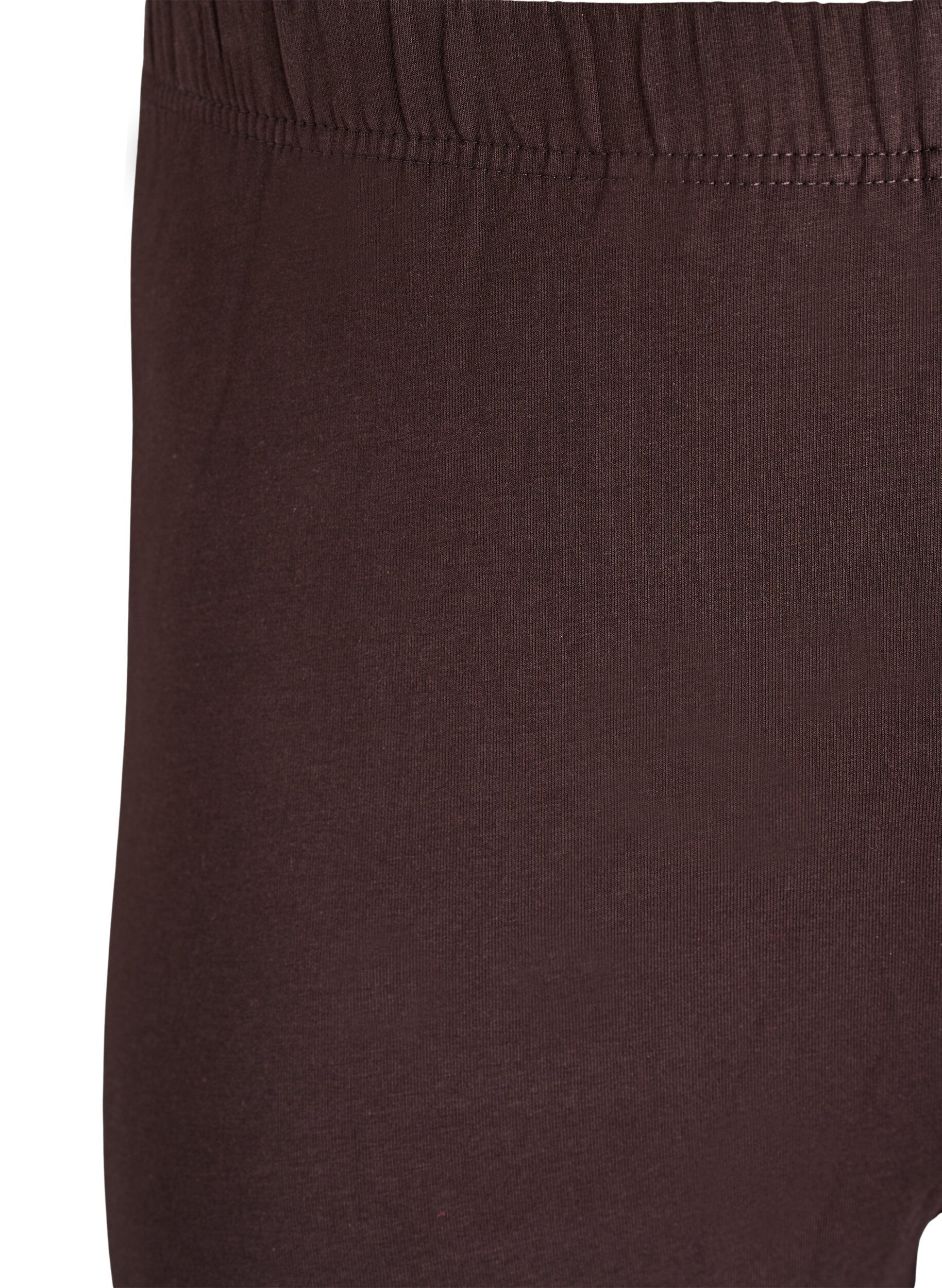 ZizziBawelniane legginsy z podszewka, Brązowy, Packshot image number 2