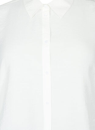 Koszula z wiskozy z falbana, Bright White, Packshot image number 2
