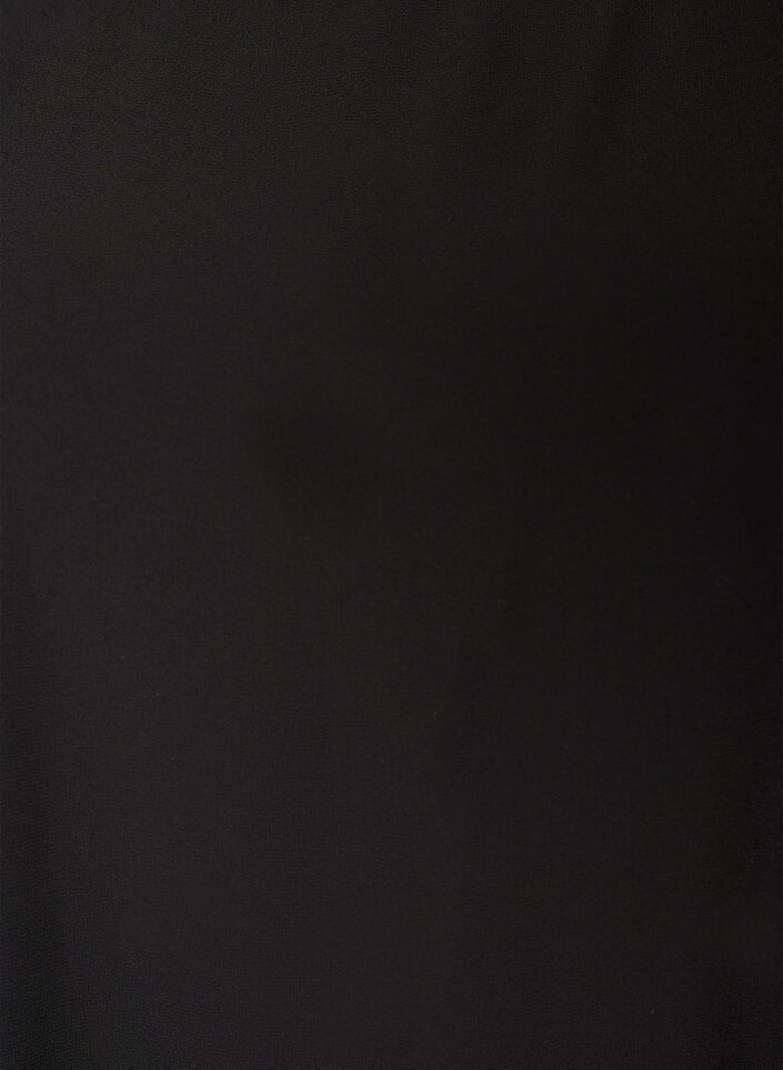 Szyfonowa bluzka z efektem balonu, Czarne, Packshot image number 2