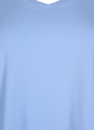 Podstawowa, gladka bawelniana koszulka, Serenity, Packshot image number 2