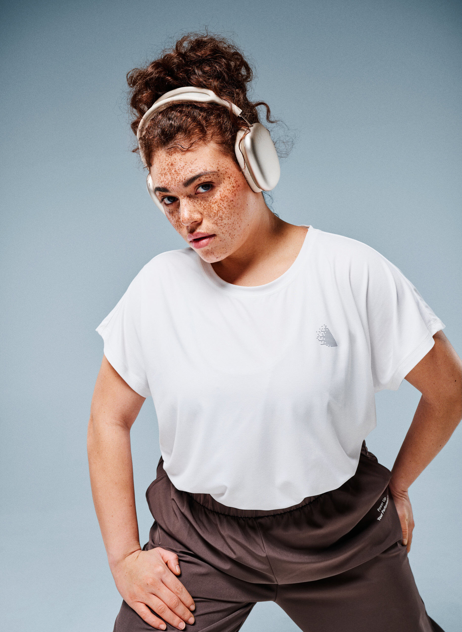 Zizzi Koszulka treningowa w jednolitym kolorze, Biały, Image image number 0