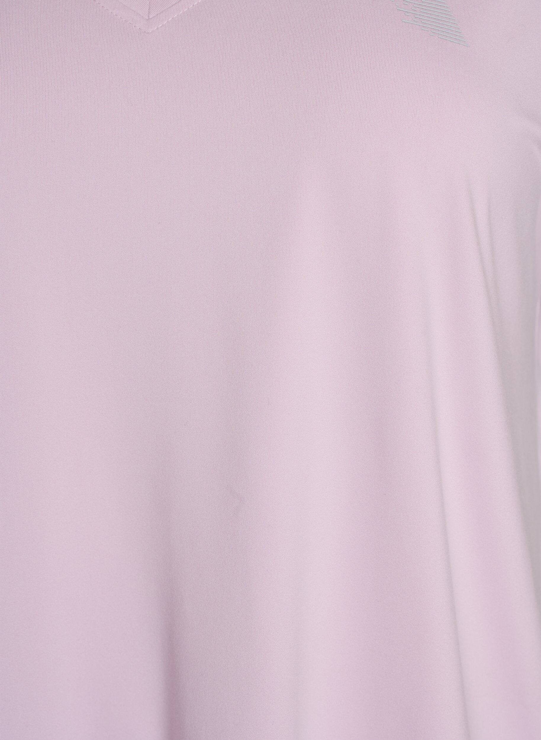 Zizzi Luzna koszulka treningowa z dekoltem w szpic, Fioletowy, Packshot image number 2