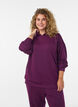 Bluza z kapturem, Fioletowy, Model image number 0