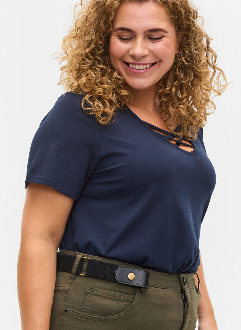 Elastyczny pasek, Czarne, Model image number 0