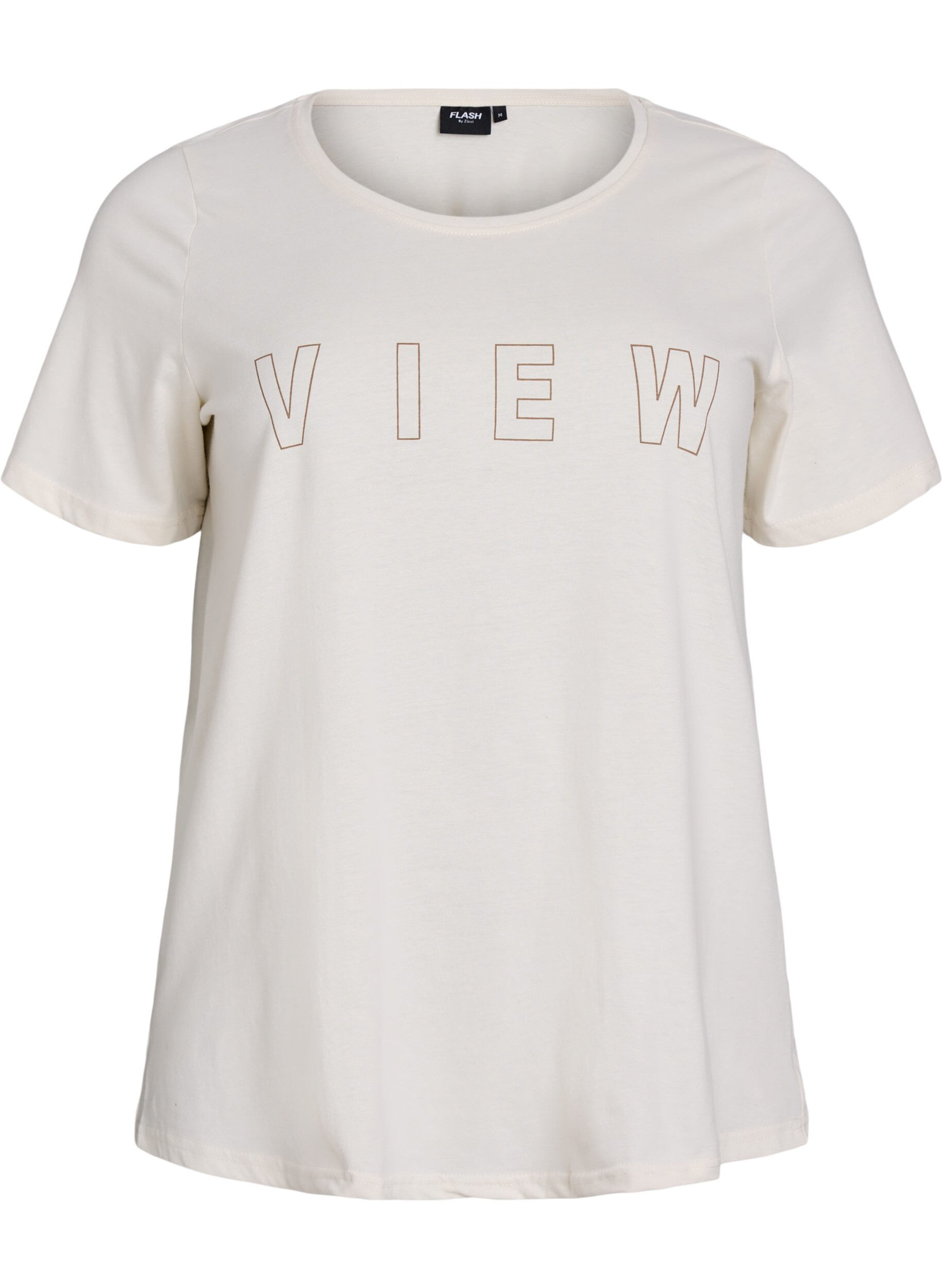 Zizzi FLASH - T-shirt z nadrukiem, Biały, Packshot image number 0