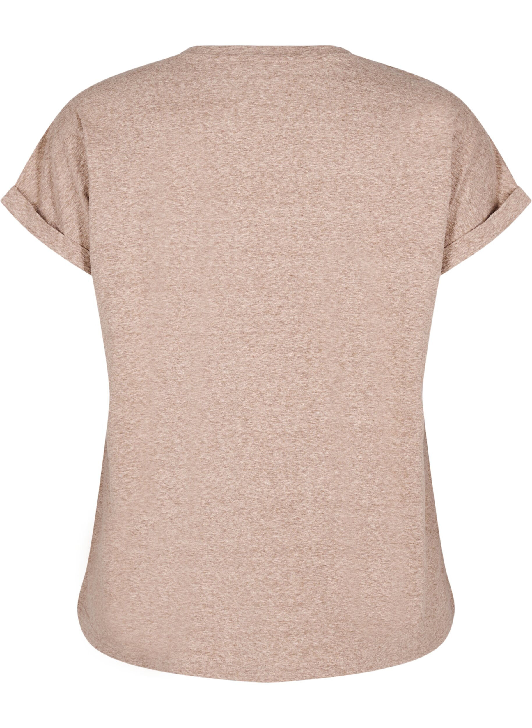 Zizzi Melanzowa koszulka z kr&oacute;tkim rekawem, Brązowy, Packshot image number 1