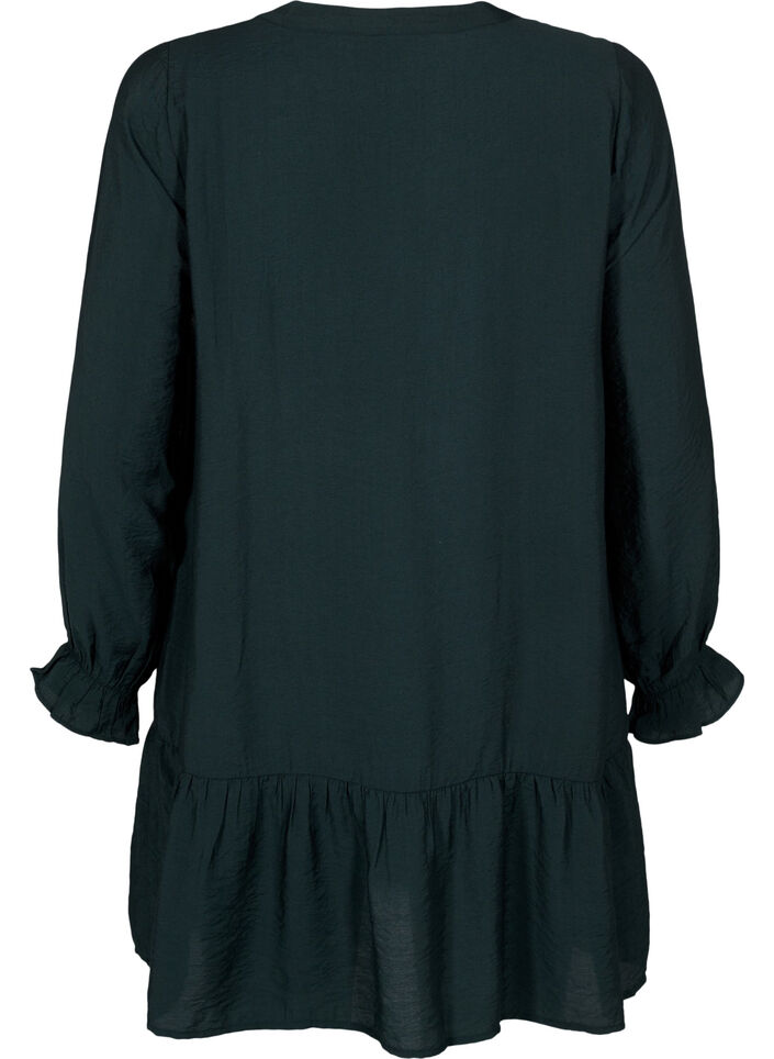 Krótka sukienka z przeszyciami i guzikami, Scarab, Packshot image number 1