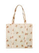 Torba na zakupy z suwakiem, Beżowy, Packshot image number 0