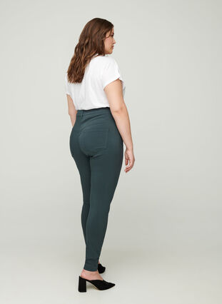Spodnie o waskim kroju z kieszeniami, Dark Slate, Model image number 0