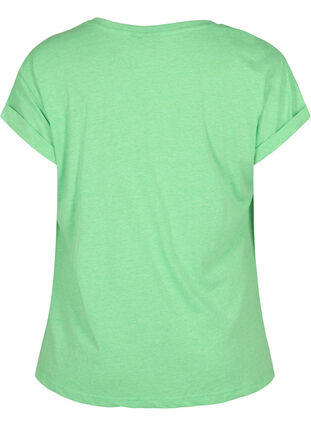 Bawelniana koszulka w neonowym kolorze, Neon Green, Packshot image number 1