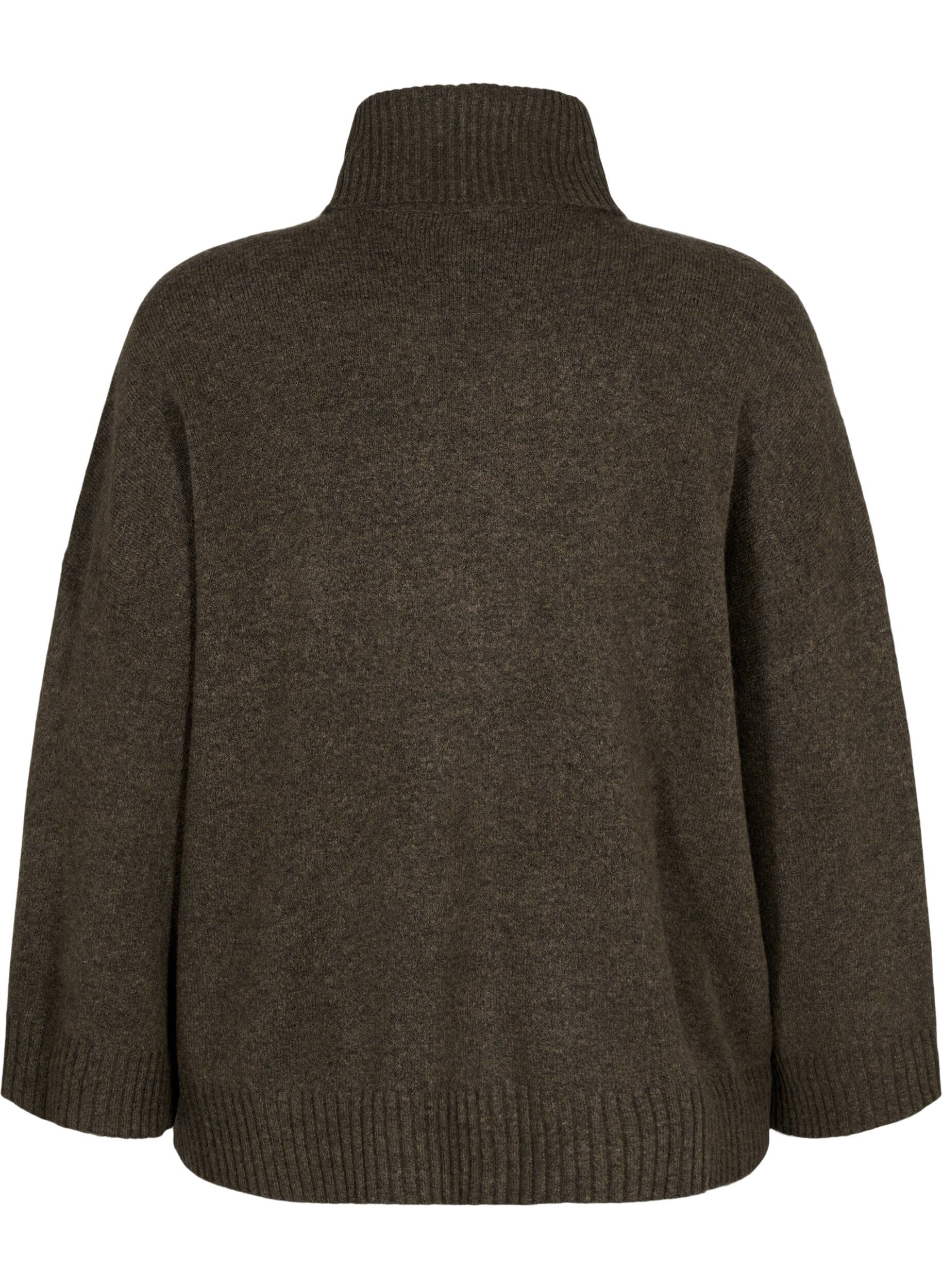 Zizzi Dzianinowa bluzka z&nbsp;golfem, Sea Turtle Mel., Packshot image number 1