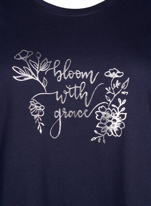 FLASH – koszulka z motywem, Navy Blazer Bloom, Packshot image number 2