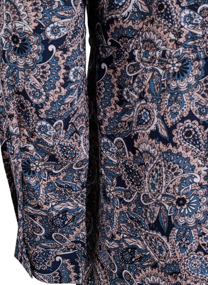 Sukienka do kolan z wiazanym paskiem, Beżowy, Packshot image number 3