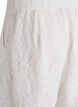 Bermudy z koronki z wysokim stanem, Biały, Packshot image number 3