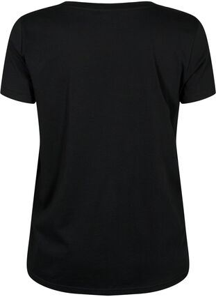 Sportowa koszulka z nadrukiem, Black w. Winner, Packshot image number 1