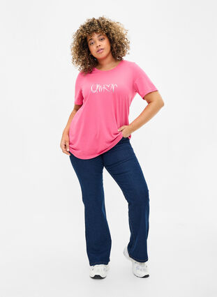 FLASH – koszulka z motywem, Hot Pink Amour, Model image number 2