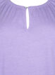 Melanzowa bluzka z krótkim rekawem, Violet Tulip Mel., Packshot image number 2