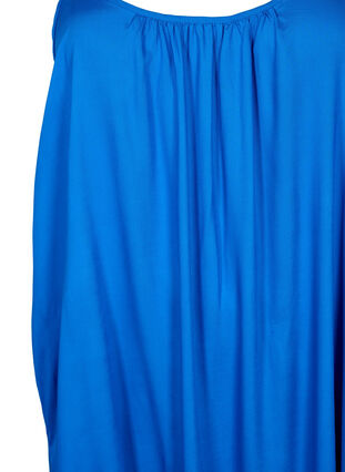 Sukienka midi bez rekawów z wiskozy, Princess Blue, Packshot image number 2